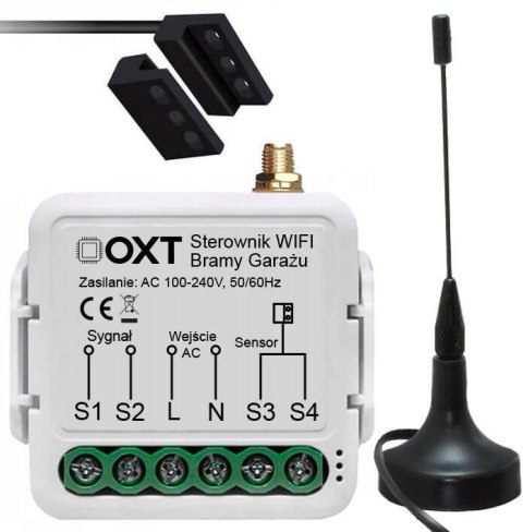 Moduł OXT do silników bramowych z anteną i sensorem WiFi TUYA