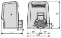 Napęd/siłownik BFT ARES ULTRA BT B1500 do 1500kg bram przesuwnych