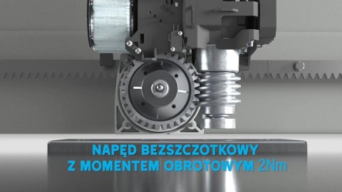 Napęd/siłownik CAME BKX08AGF BRUSHLESS do 800kg bram przesuwnych
