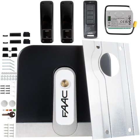 Zestaw Cyclo C721 FDS - FAAC 24V do 800kg bram przesuwnych