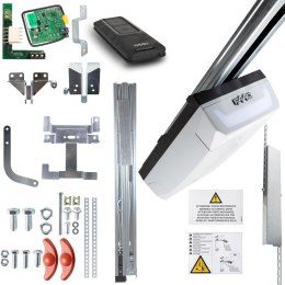 Zestaw FAAC D600 FDS do bram garażowych z 3m szyną dwuczęściową kewlarową