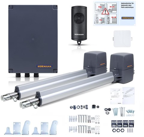 Zestaw Hormann Rotamatic 2 868MHz BiSecure do 5m bram dwuskrzydłowych